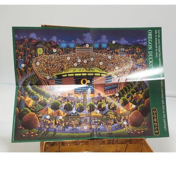 University of Oregon Ducks 100 Piece Jigsaw Puzzle DOWDLE (2014), COMPLETE - Picture 3 of 8